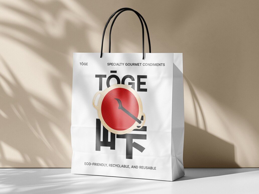 Tōge gourmet condiment packaging